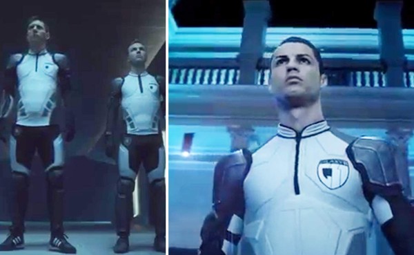 VIDEO: Samsung hace compañeros de equipo a Messi y Cristiano