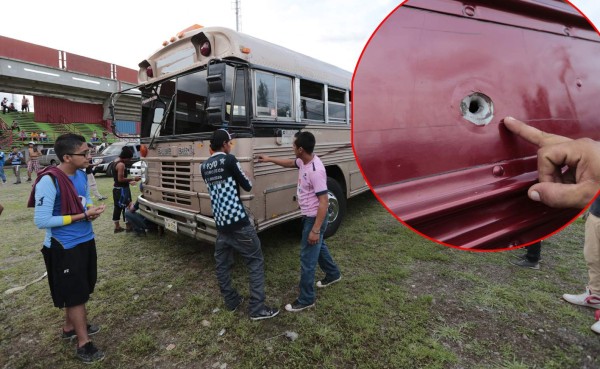 Con 'chimbas' capturan a supuestos aficionados de Motagua