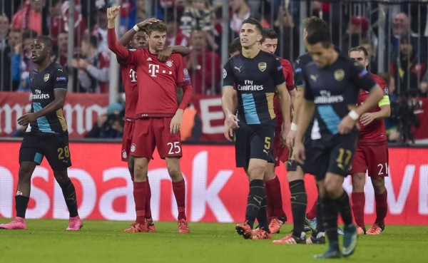 El Bayern Munich aniquiló al Arsenal en el Allianz Arena