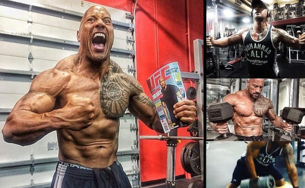 VIDEO: La espectacular forma en la que se entrena 'The Rock'