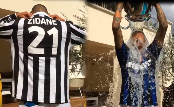 VIDEO: Materazzi se echa agua fría con la copa de Champions