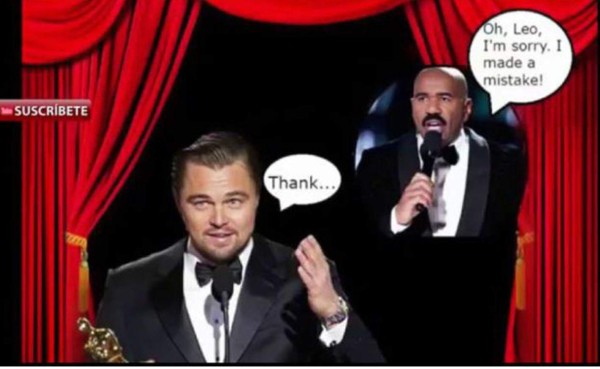 Estos son los mejores memes en el mundo previo a los Premios Oscar 2016