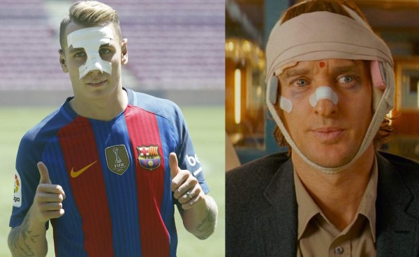 Memes de la presentación de Lucas Digne con el Barcelona