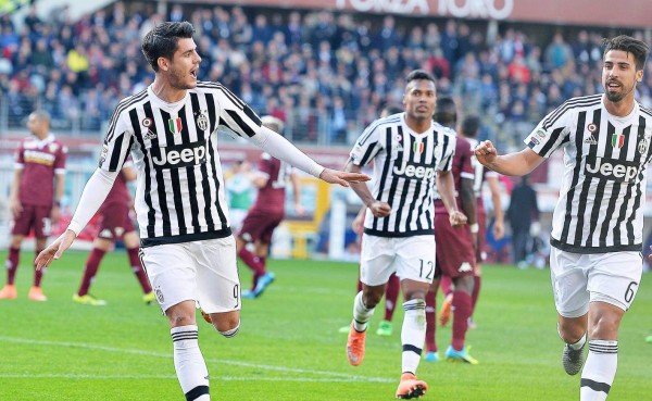Morata marca un doblete en el triunfo del Juventus ante el Torino