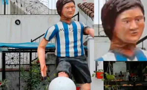 VIDEO: La estatua de Messi que es furor en las redes sociales