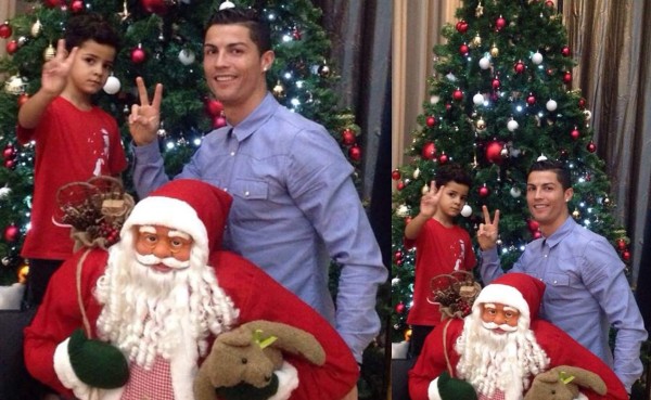 A Cristiano Ronaldo lo invade el espíritu navideño