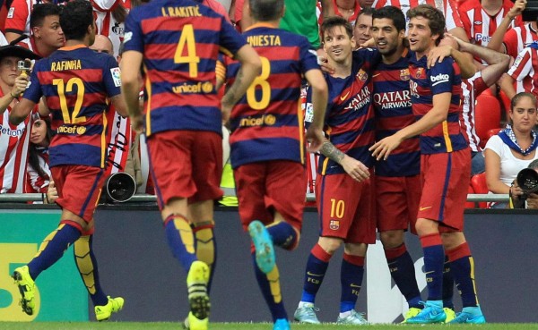 Barcelona debuta en Liga con apurado triunfo ante Athletic Bilbao