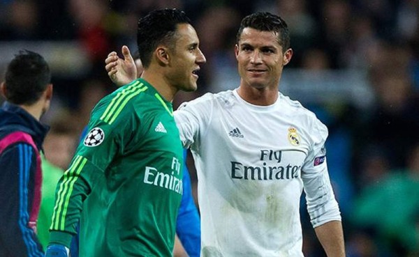 Keylor Navas y Cristiano Ronaldo con trato especial de Zidane