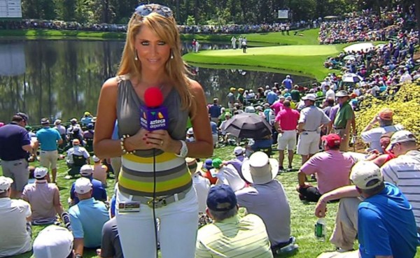 VIDEO: LLaman la atención a Inés Sainz por su vestimenta en torneo de golf