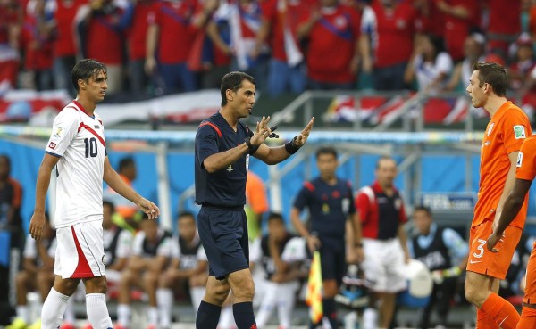 Árbitro del Costa Rica - Holanda establece nuevo récord