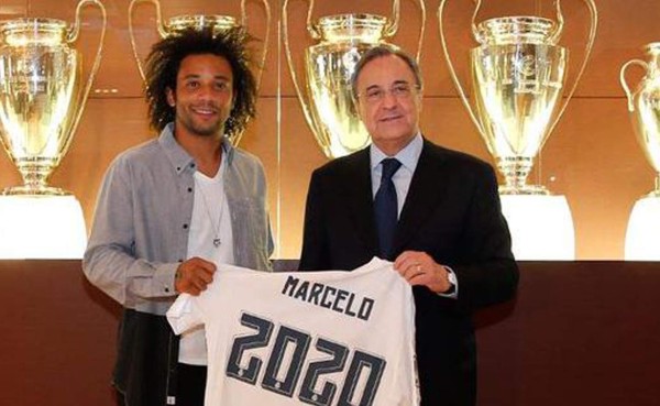 Marcelo amplía su contrato con el Real Madrid hasta 2020