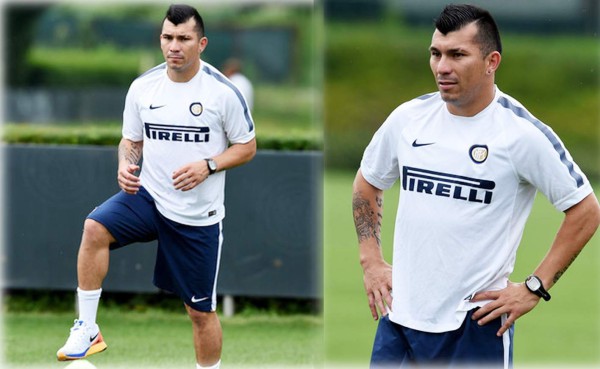 El chileno Gary Medel ya se entrena con el Inter