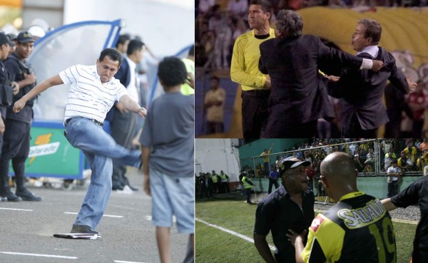 Las 'rabietas' más recordadas de los entrenadores hondureños por las que fueron expulsados