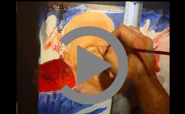 VIDEO: El impresionante retrato de un pintor en honor a Keylor Navas