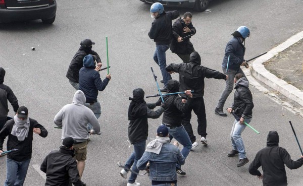 Tres heridos por disparos en Roma antes de final de la Copa de Italia