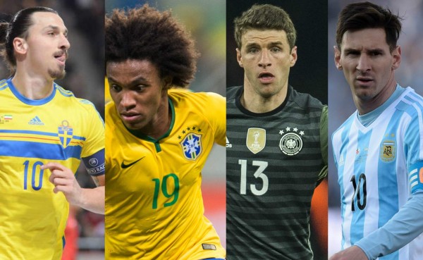 La agenda de los partidos amistosos y de eliminatorias por el mundo