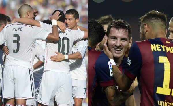 Real Madrid y Barcelona llegan ganadores al Clásico español