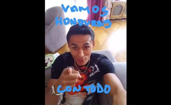 VIDEO: Andy Najar envía palabras de aliento a Honduras para juego con Brasil