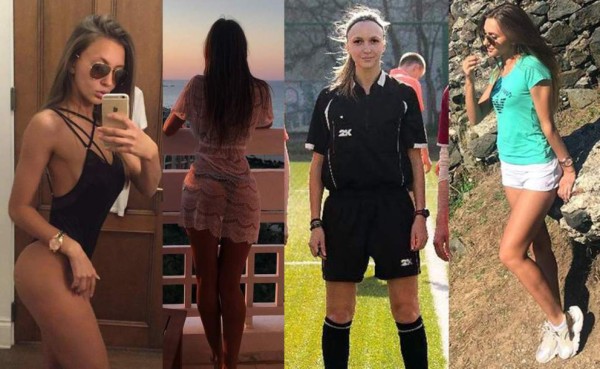 Ekaterina Kostjunina, la árbitro rusa que roba miradas en el mundo