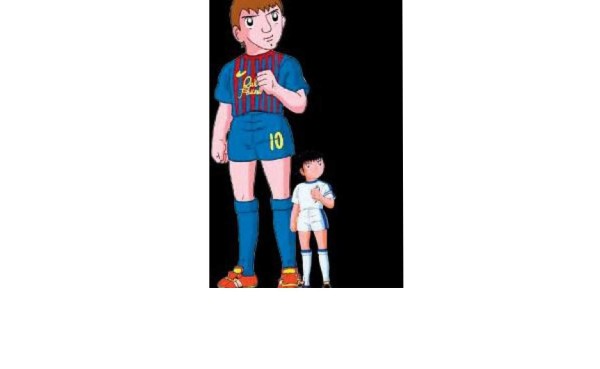 Los futbolistas dibujados al estilo de los Supercampeones