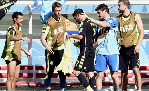 David Villa se despidió de selección de España con gol y lágrimas