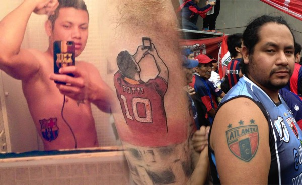 FOTOS: Los tatuajes más sorprendentes de los aficionados del fútbol
