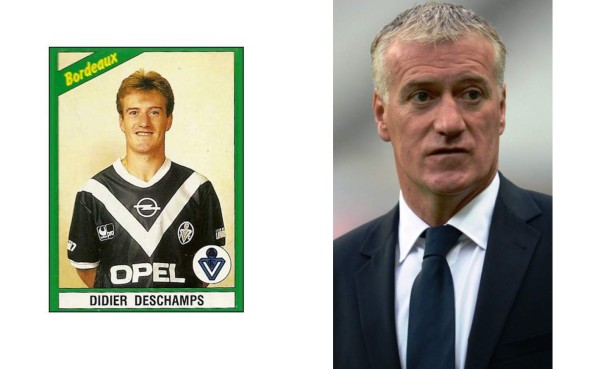 Así lucían los ténicos de la Euro en su época de jugadores en cromos