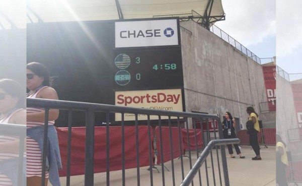 Con un 3-0 en la pantalla recibieron a Honduras en el Toyota Park