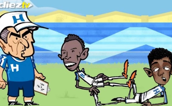 DIEZ CÓMICS: La exigencia de Pinto a los jugadores de Honduras