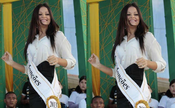 Miss Porto Feliz se robó las miradas en homenaje a la Bicolor