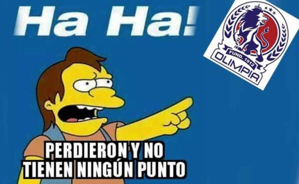Olimpia cae ante Real España y lo acribillan de divertidos memes