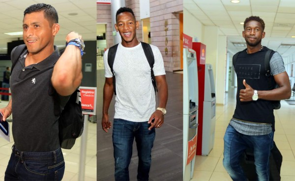 Noel, Quioto y Johnny viajaron a Ecuador para sumarse a Honduras