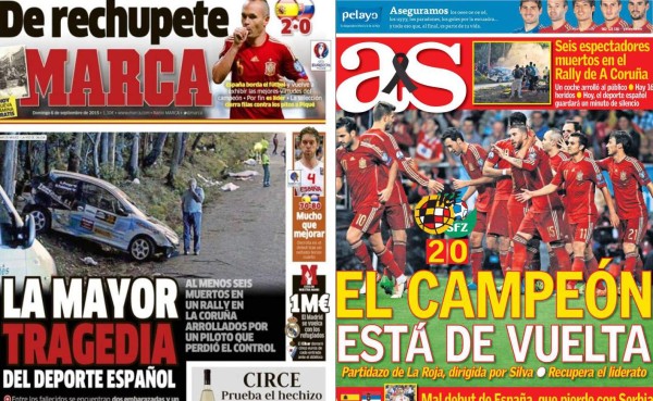 Las portadas de hoy en los principales diarios deportivos del mundo