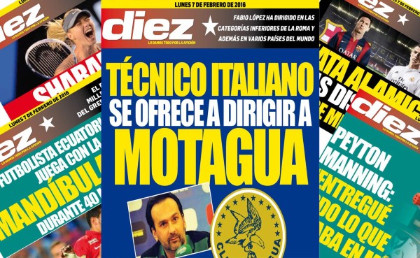Las portadas digitales de DIEZ para hoy lunes 7 de marzo
