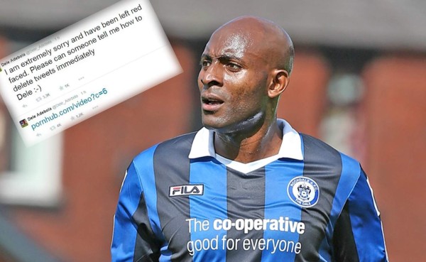 Jugador nigeriano tuitea link porno y pide ayuda para borrarlo