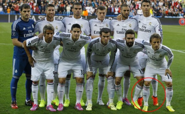 Cristiano, de puntitas para ser el más alto del Real Madrid