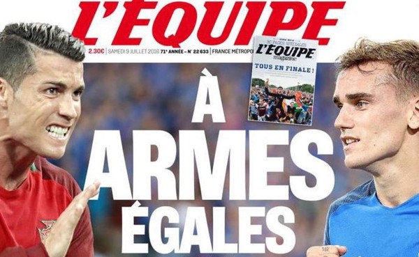 L'Equipe reduce ya a dos los candidatos al Balón de Oro: Cristiano y Griezmann