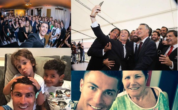 FOTOS: Así ha hecho Cristiano Ronaldo del Selfie una moda mundial
