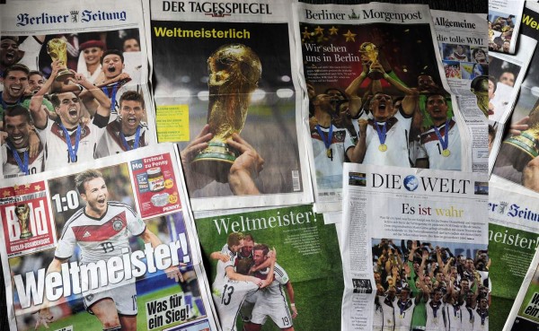 Alemania amaneció eufórica tras ganar su cuarta corona mundial