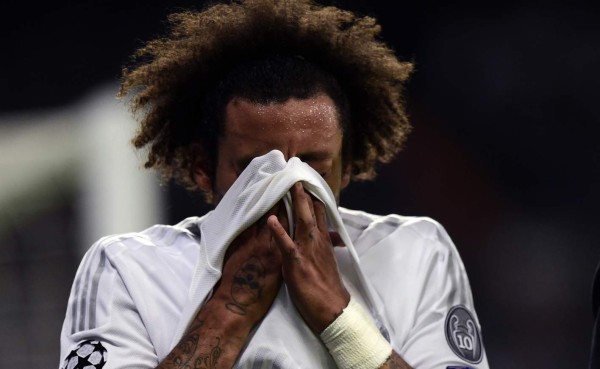 Marcelo, sustituido ante PSG tras una lesión muscular