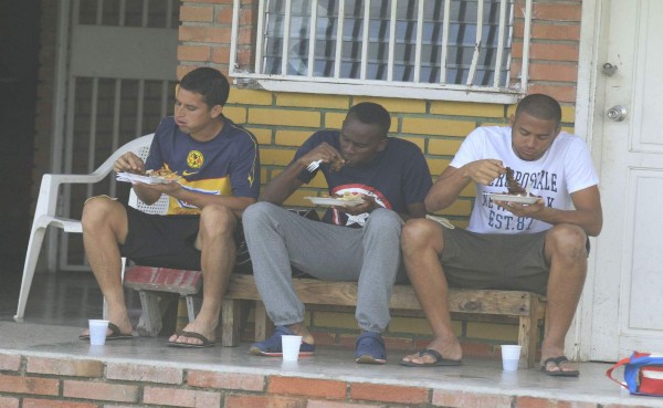En Olimpia hubo un asado para celebrar el buen momento