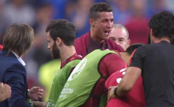 Cristiano Ronaldo lloró de la emoción tras el gol de Éder