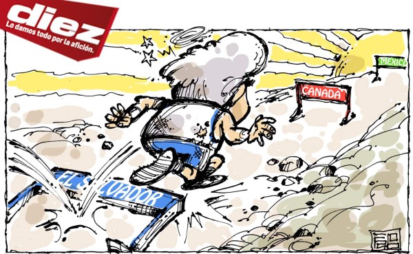 La ruta de Pinto antes de jugarse la vida en septiembre con Honduras