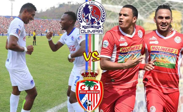 Olimpia-Real Sociedad, apasionante final en el fútbol de Honduras