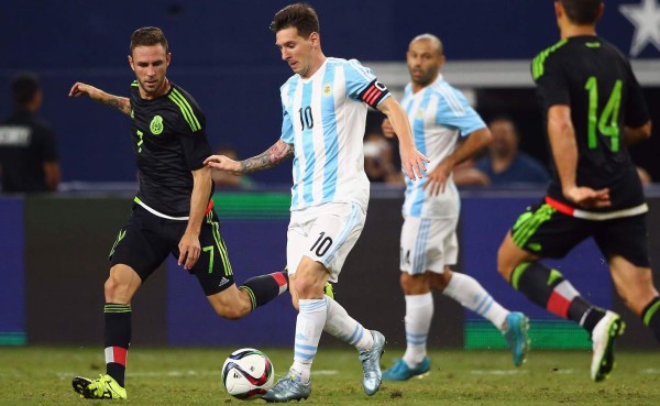 Messi le saca el triunfo de la bolsa a México en Texas