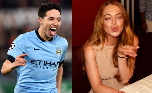 Samir Nasri habría pasado una 'noche loca' con Lindsay Lohan