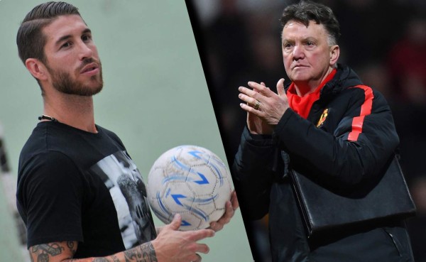 Van Gaal no confirma pero tampoco desmiente el interés por Ramos