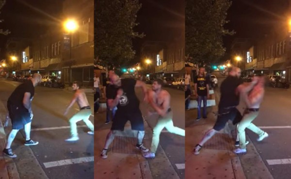 Noquean a hombre ebrio con un brutal derechazo de boxeo