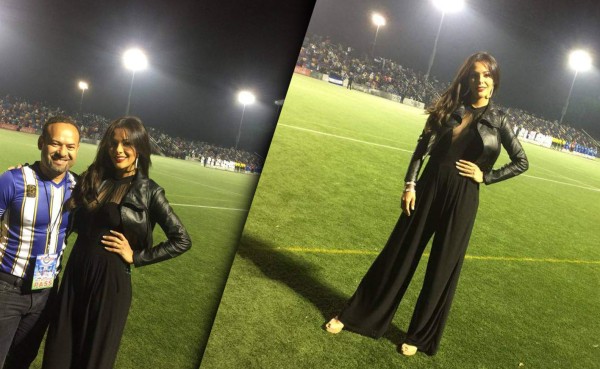 Fotos: Nathalia Casco arranca suspiros en partido de leyendas en Estados Unidos