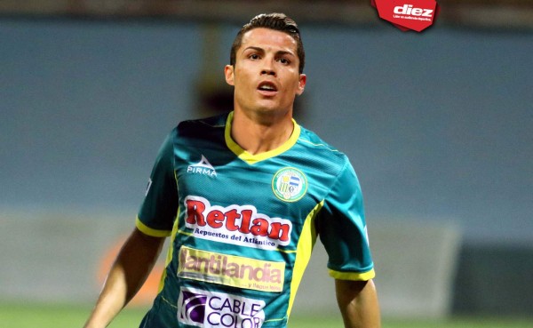 Así lucen Messi y Cristiano Ronaldo 'jugando' en la Liga Nacional de Honduras